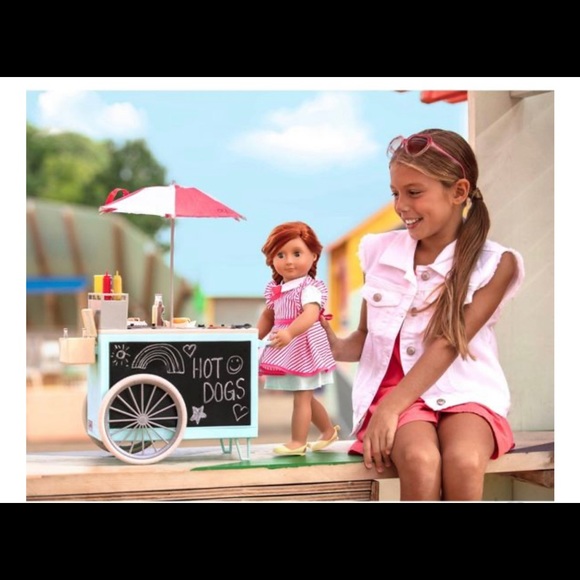 HOTDOG STAND for American Girl Doll/Our Generation - Picture 3 of 8